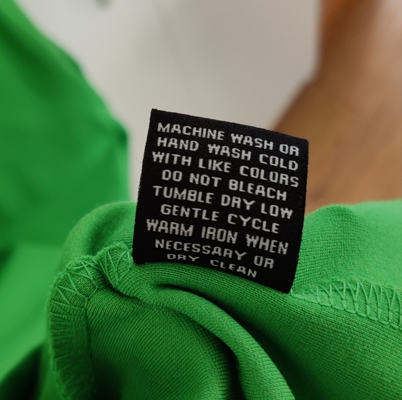 Sharagano Kelly Green Dress Size 14 Sleeveless - Picture 10 of 11